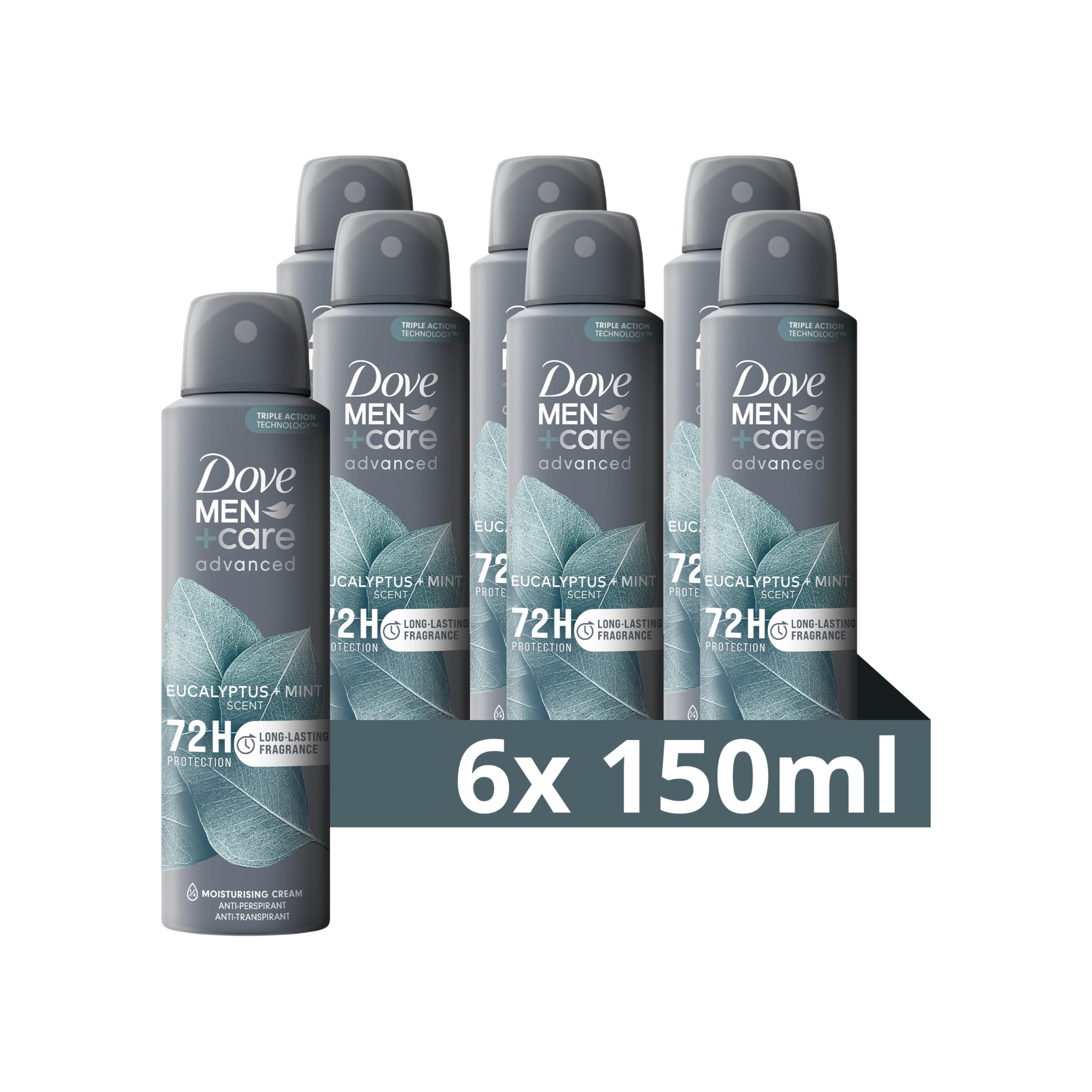 Déodorant Eucalyptus Dove Men Care Spray Advanced soin hydratant - 11