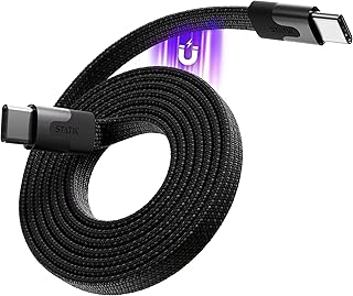 Sponsored Ad - Statik MagStack USB C to USB C Cable, Magnetic Anti Tangle Flat Type C Charger Fast Charging Cord, Magnetic...