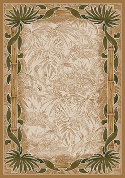 Milliken Top 30 Montego Rug In Linen-5.4x7.8 Rectangle