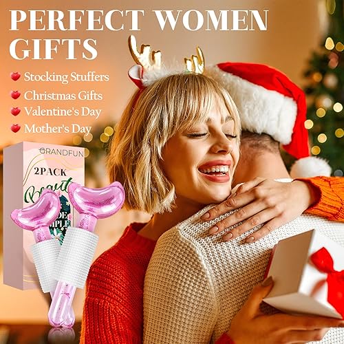 Miniatura 2 de Regalos de Navidad para mujer 2 globos de hielo para la cara, idea para esposa, mamá, novia, madre, hermana, cumpleaños único para ella que tiene