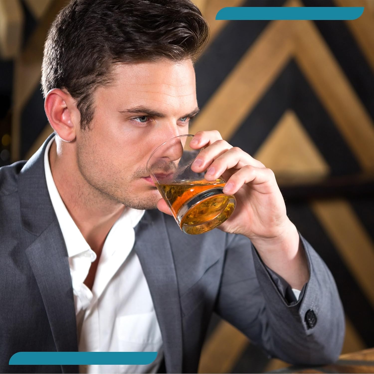 Whiskey Glasses-Premium 13 OZ Rocks Glass - Old Fashioned Whiskey Glass Set of 6 - Glassware for Bourbon - Terra Juice glass - Image 6