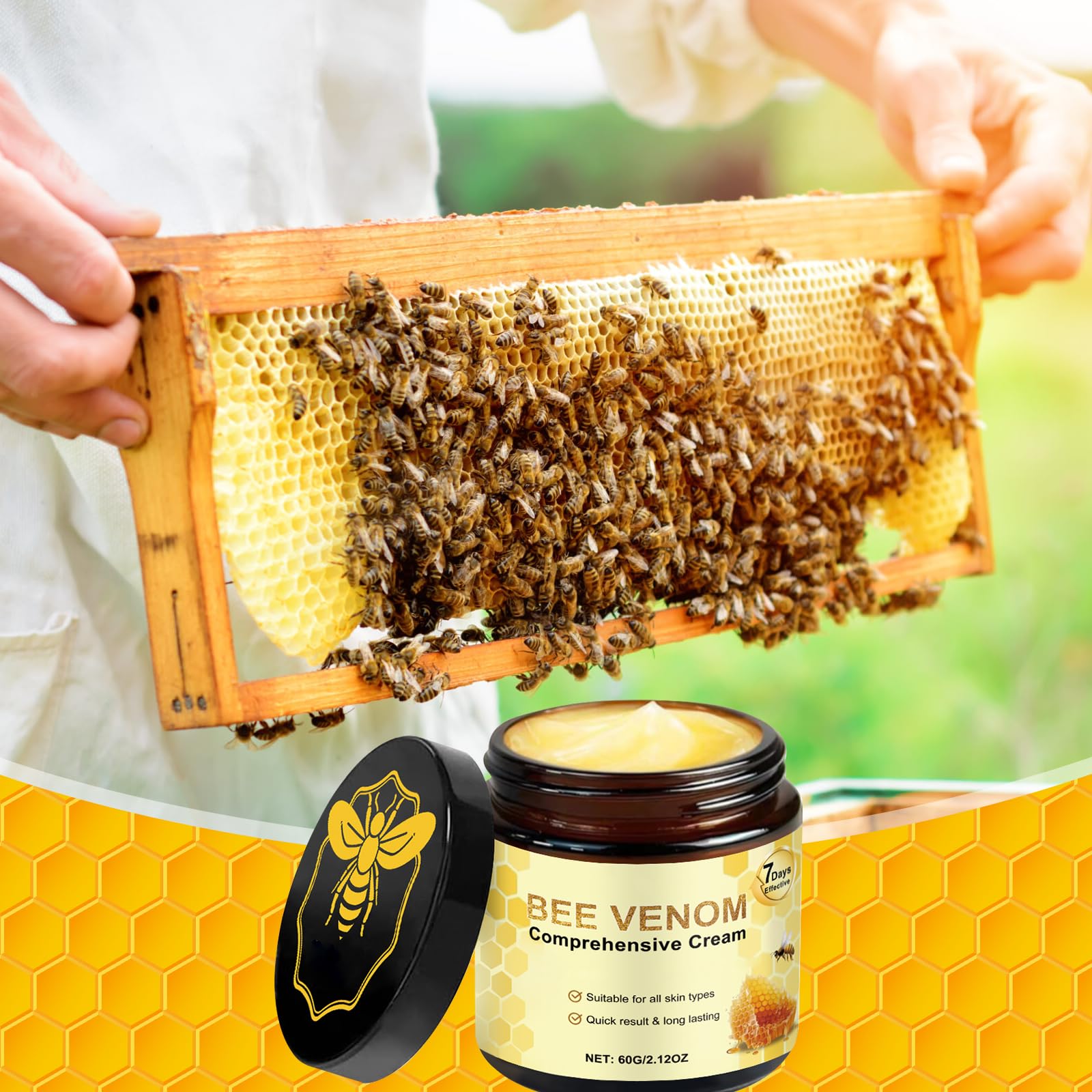2PCS Bee Venom Comprehensive Cream,Bee Venom Cream, Bee Venom