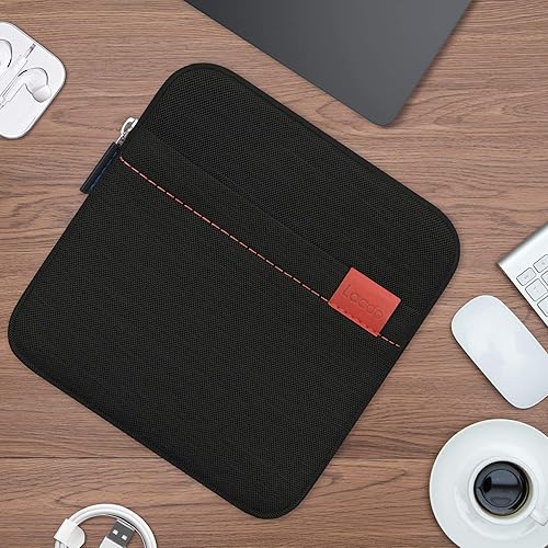 Miniatura 14 de Lacdo Impermeable USB CD DVD Writer Blu-Ray almacenamiento protector bolsa de transporte compatible Apple MD564ZM/A SuperDrive, trackpad mágico,