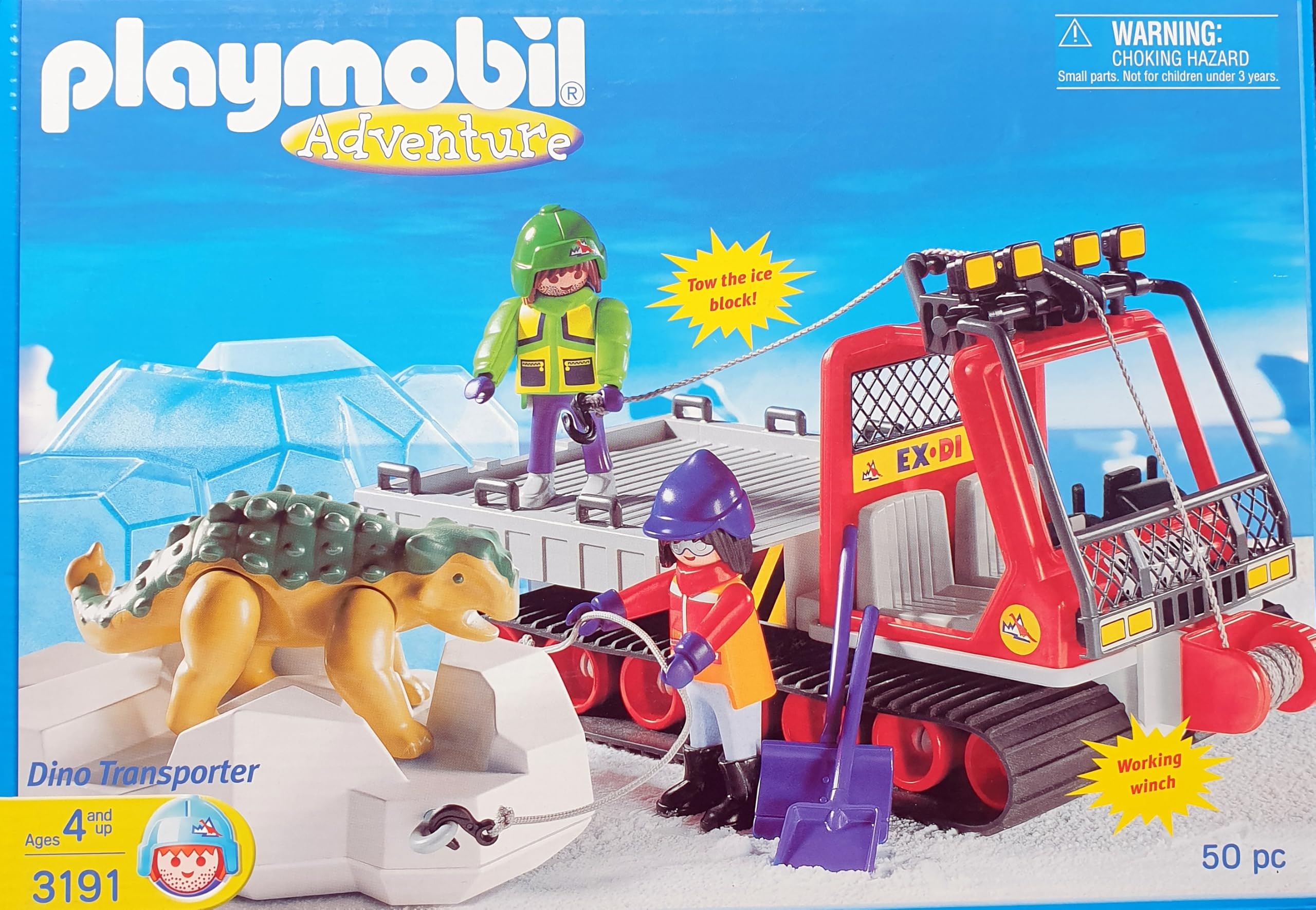 PLAYMOBIL® 3191, dinosauro, trasporto di dinosauri