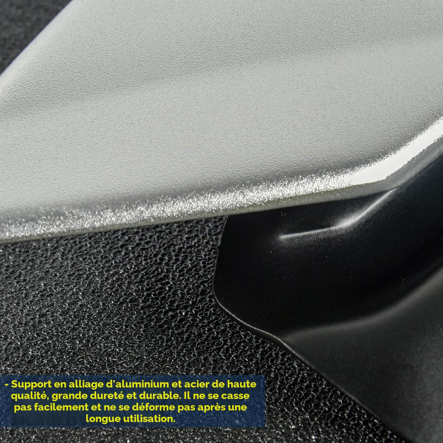 Kit de Cadre de carrosserie de carénage de Capot inférieur de Moteur en Aluminium pour Moto Compatible avec T-riumph Trident 660 2021 2022 2023 (Noir)