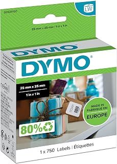 Dymo S0929120, LW Çok Amaçlı Kare Etiket, (25x25 m