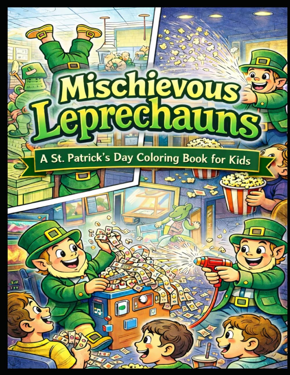 Mischievous Leprechauns: A St. Patrick's Day Coloring Book for Kids