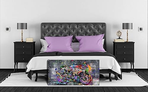 Miniatura 83 de SIXTTART Banksy - Arte de pared en lienzo para sala de estar, arte de pared de graffiti callejero para dormitorio, pintura abstracta grande, arte