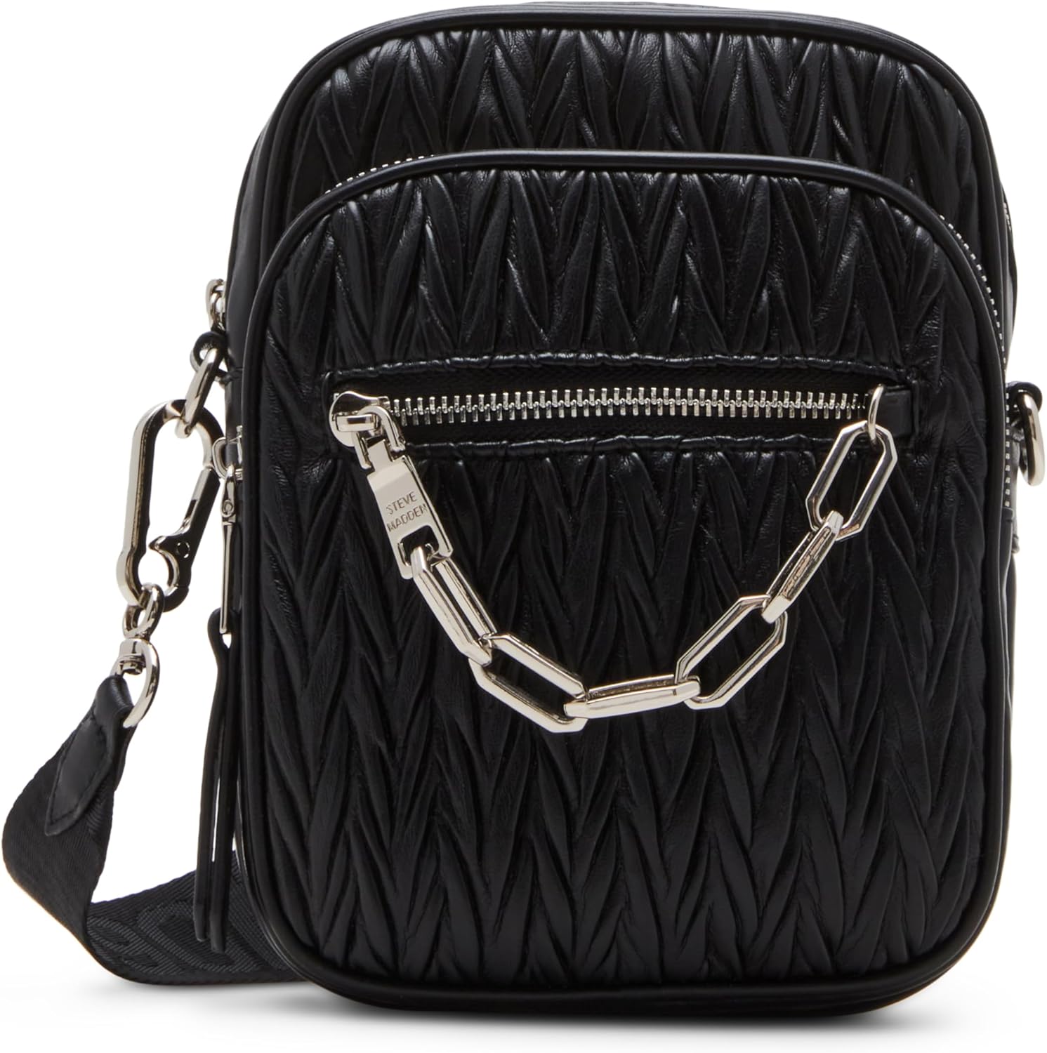 Steve Madden womens Steve Madden Damien Matelasse Crossbody