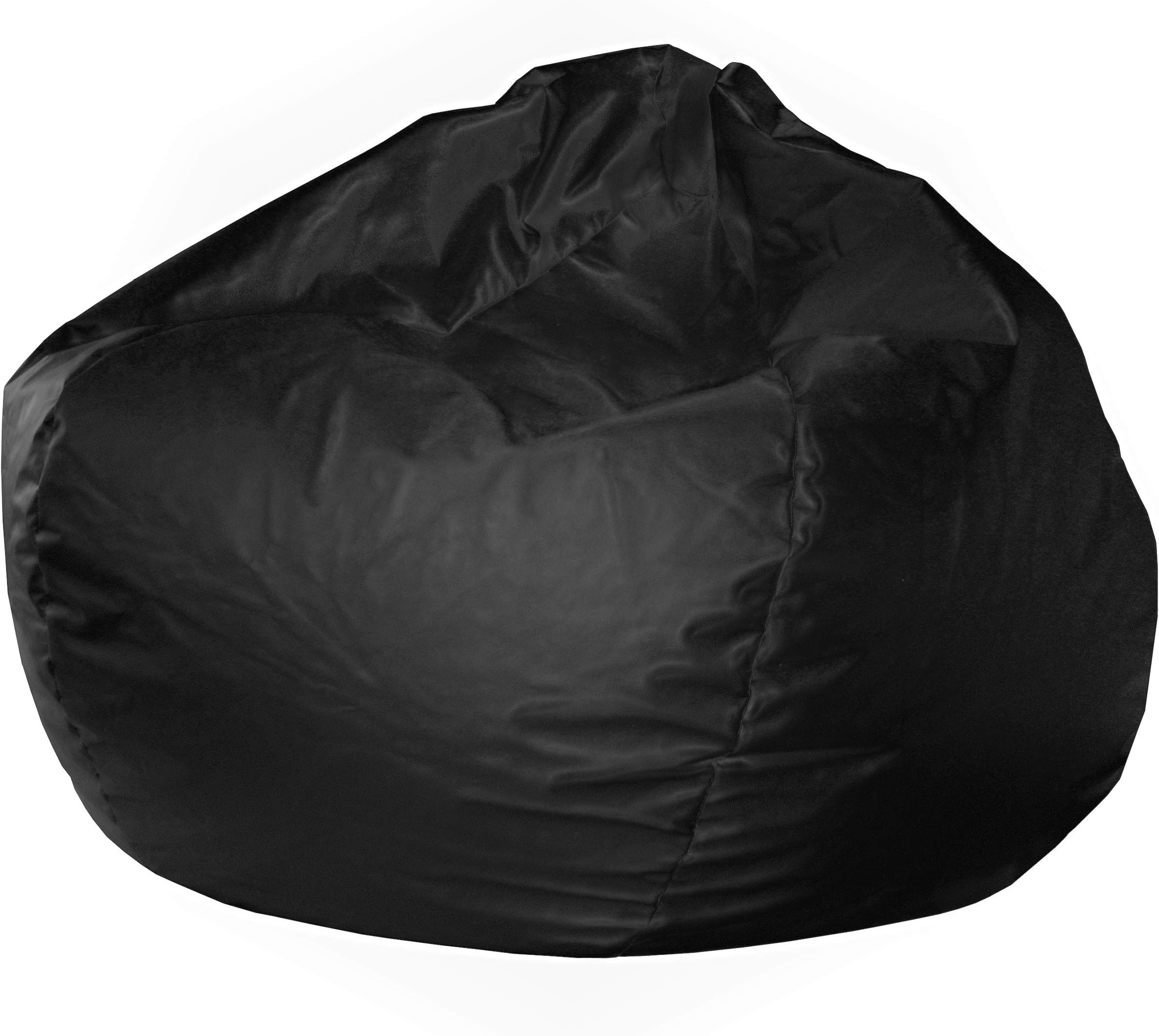 Gold Medal Bean Bags Bean Bag, Extra Large, Black