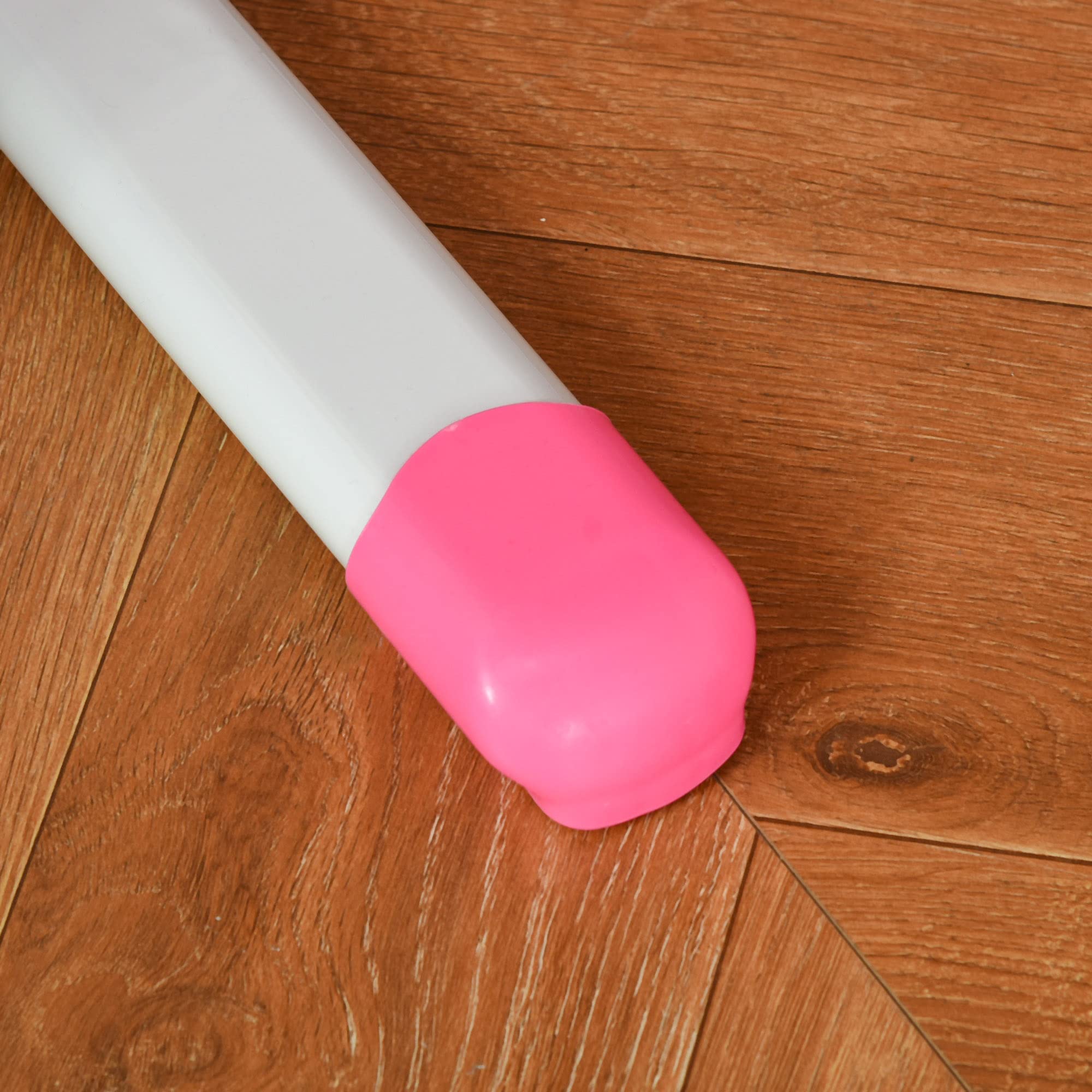 HOMCOM Scrivania per Bambini con Sedia Regolabile in Altezza, Set Banco Scuola con Cassetto, Luce e Piano Inclinabile a 45°, Età 6-12 Anni, Rosa