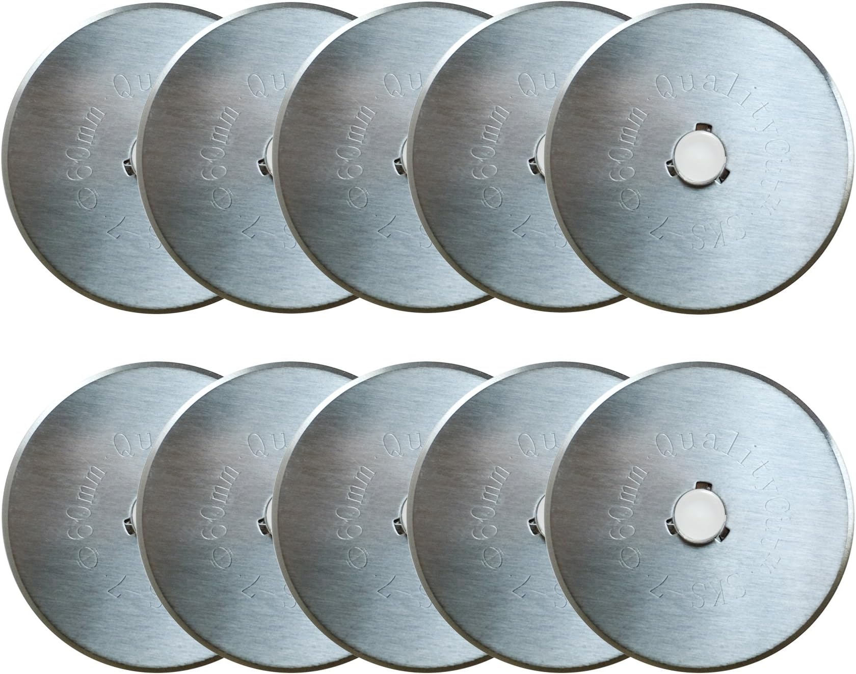 QualityCut ® 10x 60mm Rotary Cutter Refill Blades