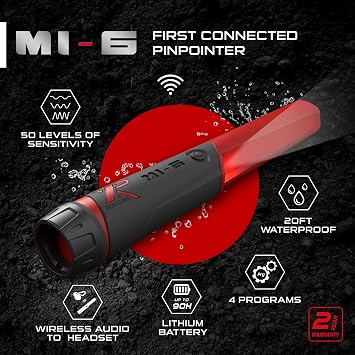XP DEUS II RC - 11 FMF Coil with MI-6 Pinpointer - waterproof and multifrequency metal detector with XP DEUS II Remote Control & S-Telescopic Stem