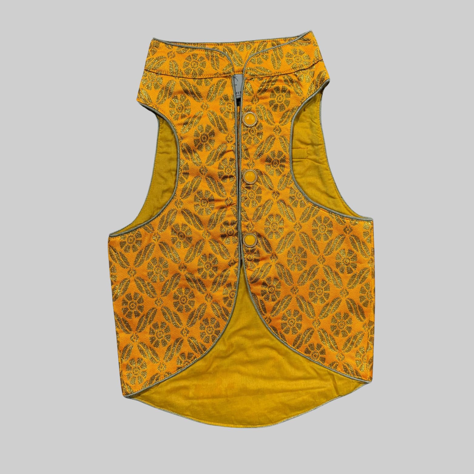 Waggy Fits Traditional Dog Sherwanis - Perfect for Weddings and Celebrations, Dog Clothes, pet cosutme, Indian pet Clothing, | Sunflower (Medium)