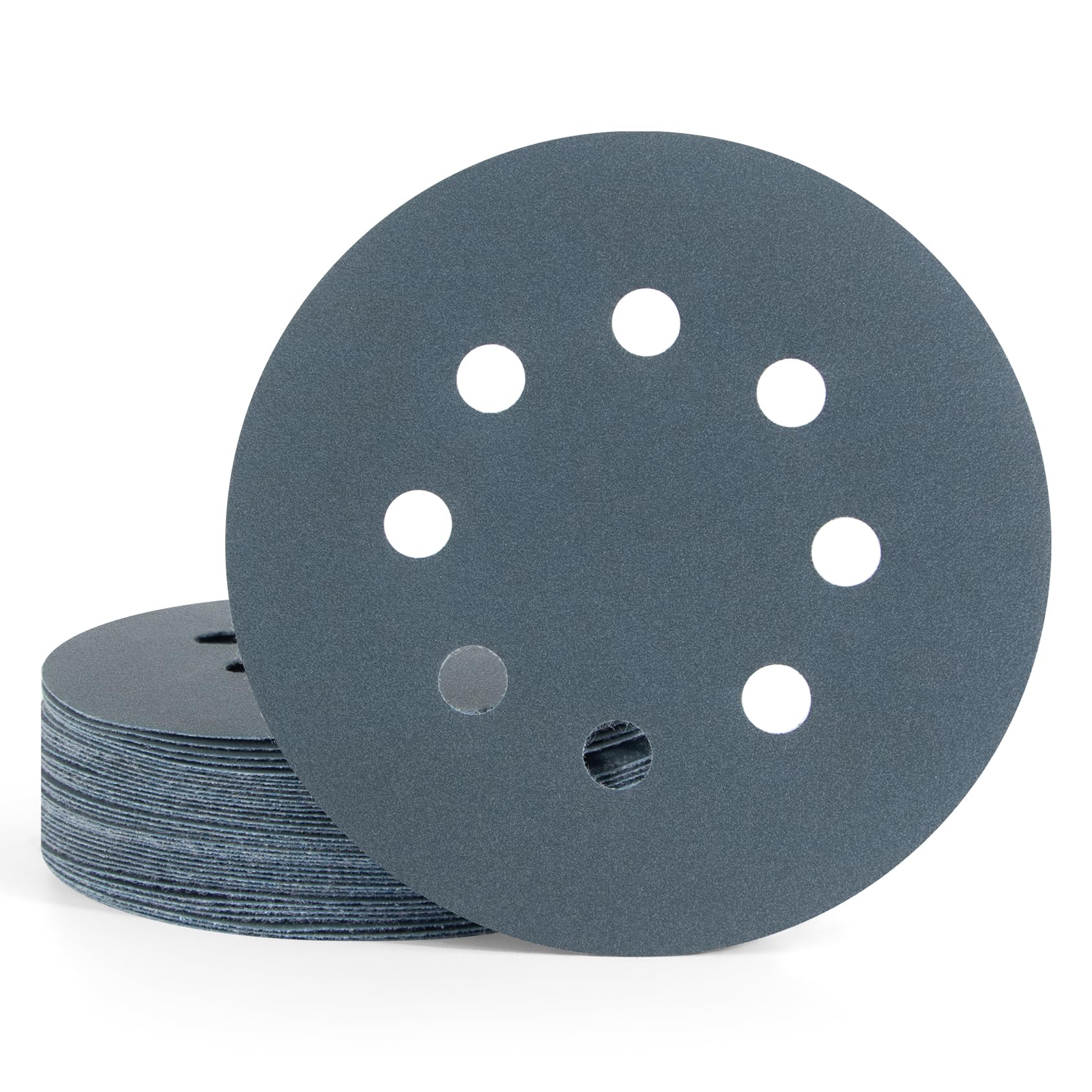 Viaky 36Pcs 125mm Wet Dry Sanding Discs, Hook and Loop Random Orbital Sander Pads 1500 Grit | Silicon Carbide Sandpaper for Wood, Metal, Furniture & Auto Polishing — image 1