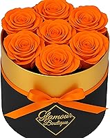 Vista 15 de GLAMOUR BOUTIQUE Rosas eternas preservadas en una caja, flores para siempre, rosa para siempre en una caja para esposa o ella, regalo de flores