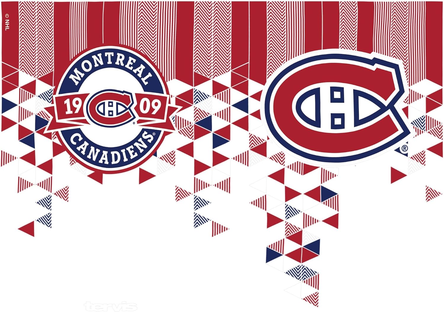 Tervis NHL Montreal Canadiens - Shatter Made in USA Double Walled Insulated Tumbler Travel Cup Keeps Drinks Cold & Hot, 24oz with Straw Lid, Classic - Image 2