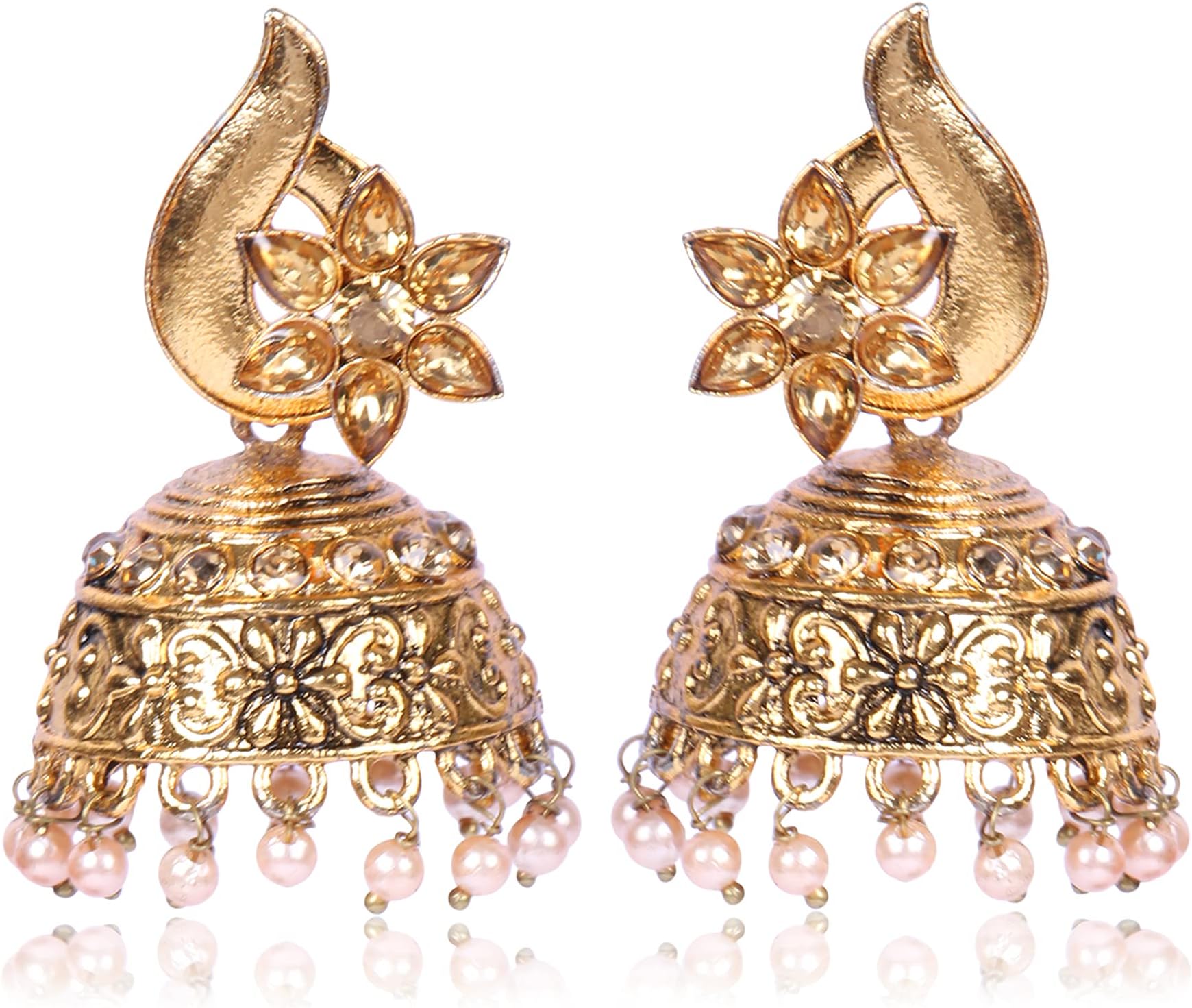 Shubh Store â„¢ Gold Plated Jhumka Earring for girls and women