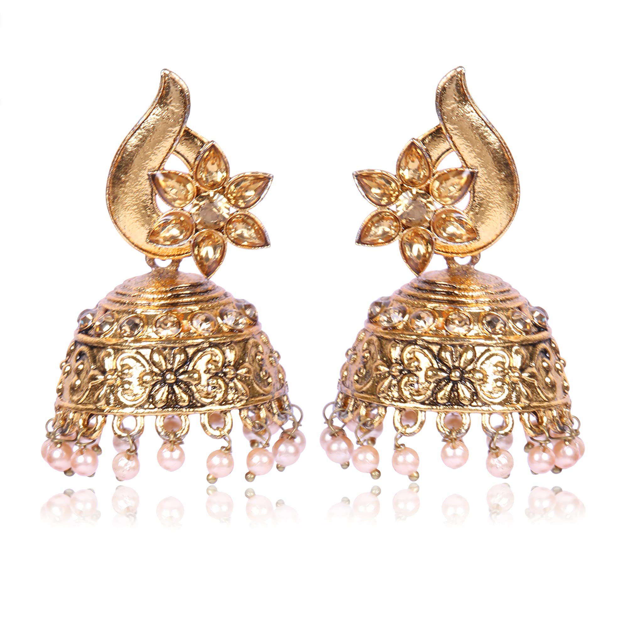 Shubh Store ™ Gold Plated Jhumka Earring for girls and women