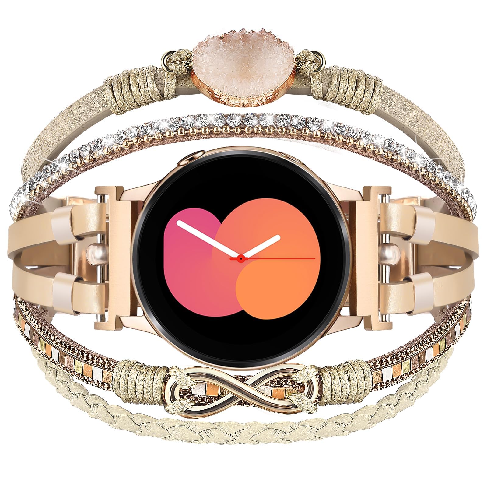 NEW Boho Beaded Samsung Galaxy Watch Band Amazon.com: KOREDA Beaded Boho Bracelet for Samsung Galaxy  main image 3