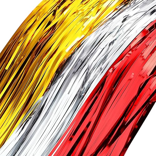 Miniatura 4 de Decoraciones de carámbanos de oropel brillantes de Navidad, 18 pulgadas, para árbol de Navidad, carámbanos de oropel de aluminio, flecos de papel de