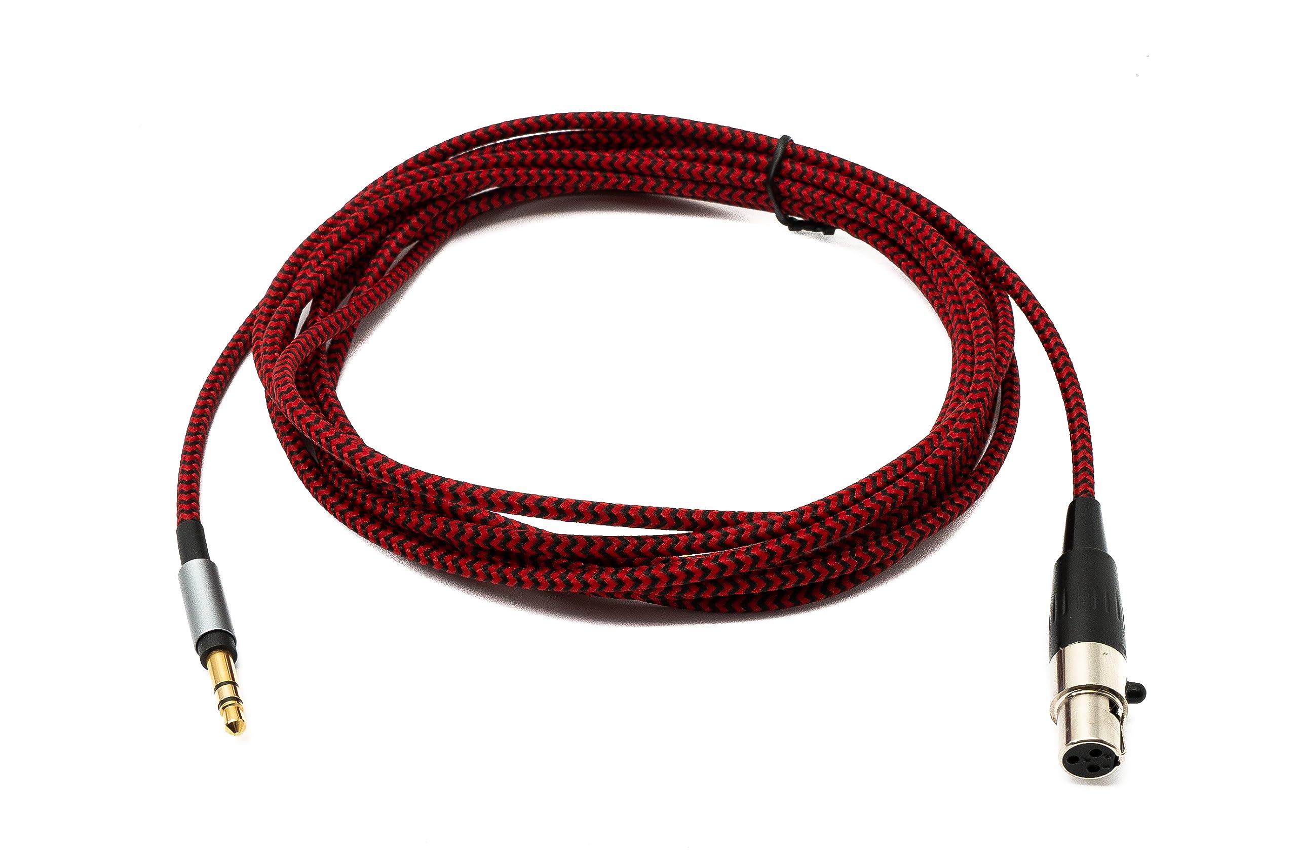 Cable mini XLR hembra largo de 3m System-S para conectar a jack de 3.5mm 5