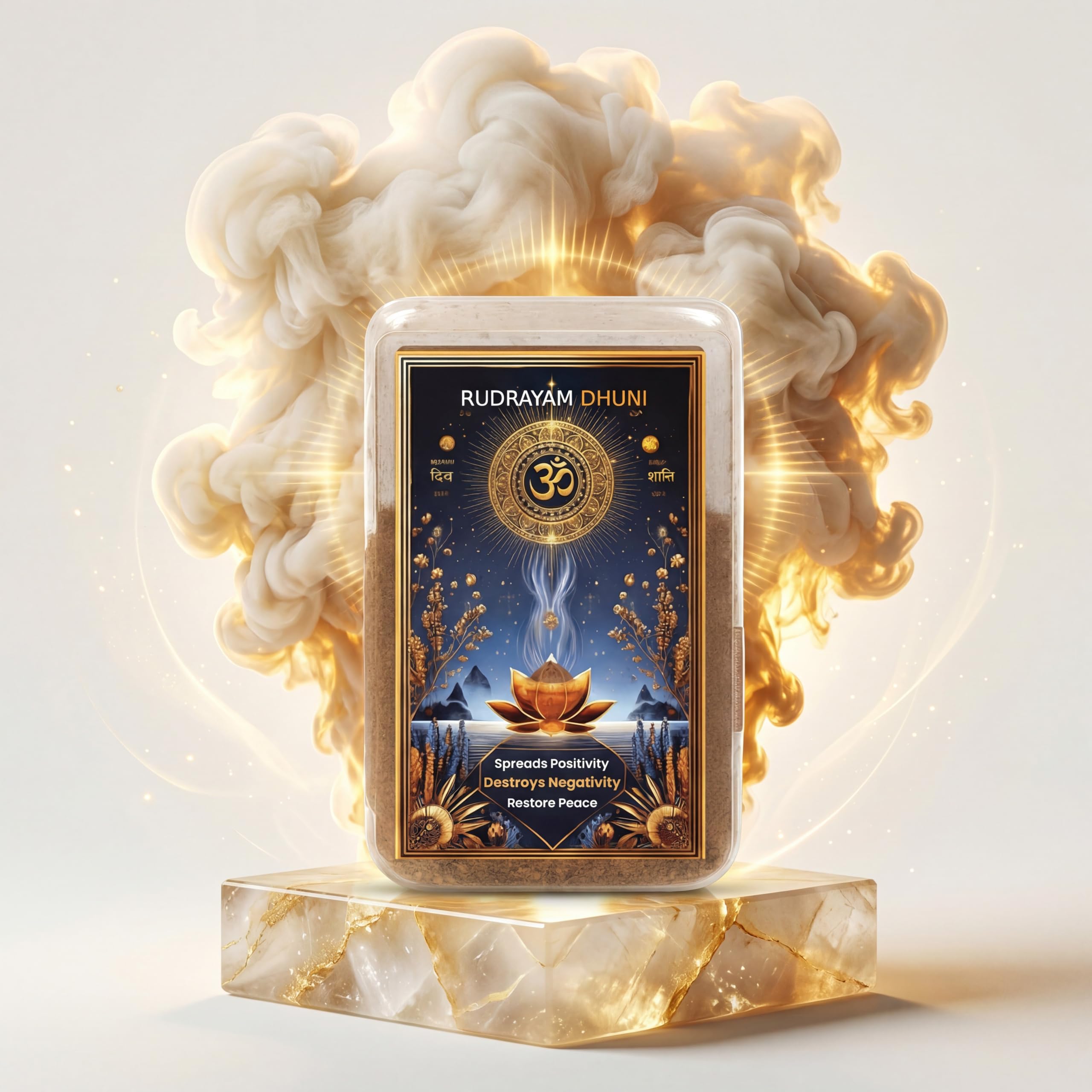 Rudrayam Dhuni Powder for Home Purification | Sacred dhuni to Remove Negative Energy & Vastu Dosh | RudraYaam Dhuni for Positivity, Peace, rudrayamdhuni Powder for puja (1 Month Protection)-image-38