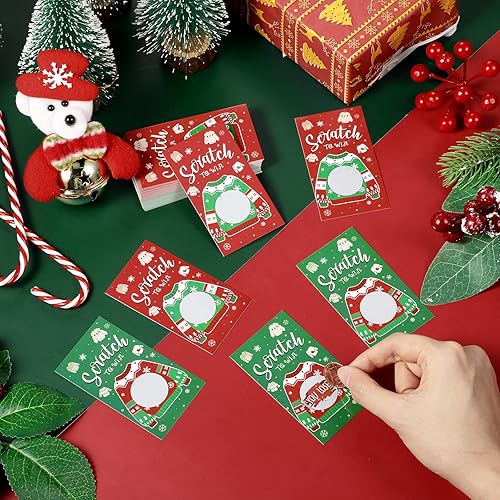 Miniatura 3 de Tarjetas de Navidad para rascar, suéter, juego de Navidad, tarjetas raspadas, suéter feo, tarjetas de juego para rascar, ganador que pierdes para