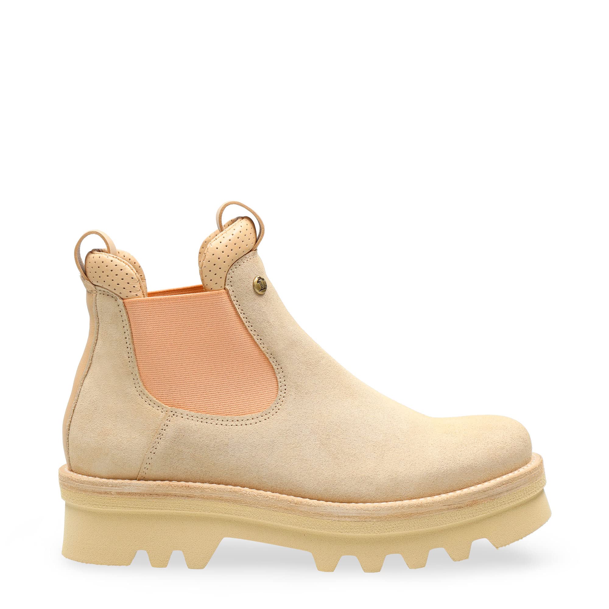 Panama Jack Women's Marina B3 Chelsea Boot, Beige B3, 5 UK
