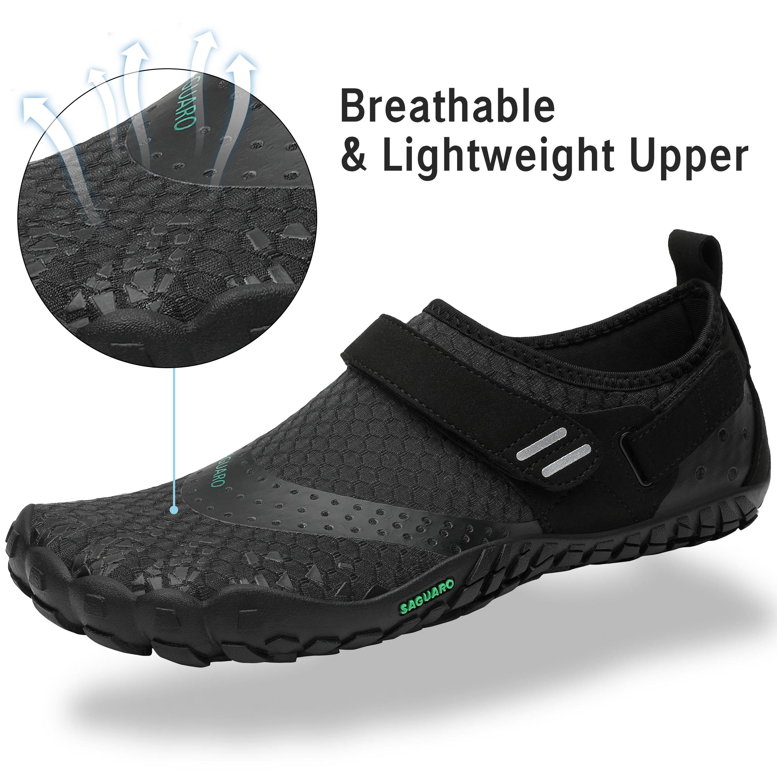 SAGUARO Uomo Donna Scarpe Barefoot Minimaliste Leggere Comod Scarpette da Trekking Trail Running GR.35-48