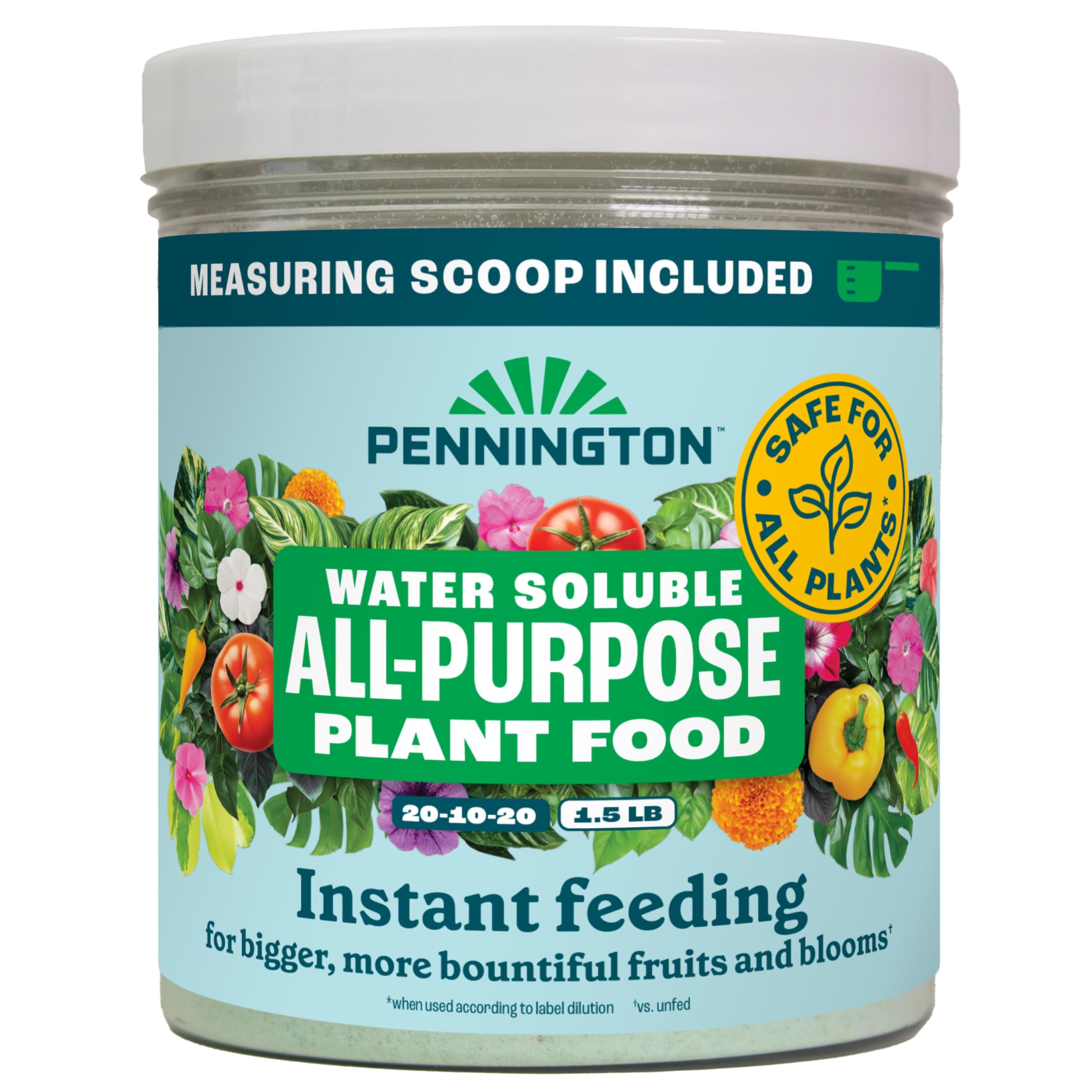 Water Soluble All Purpose Plant Food 20-10-20-1.5 lb