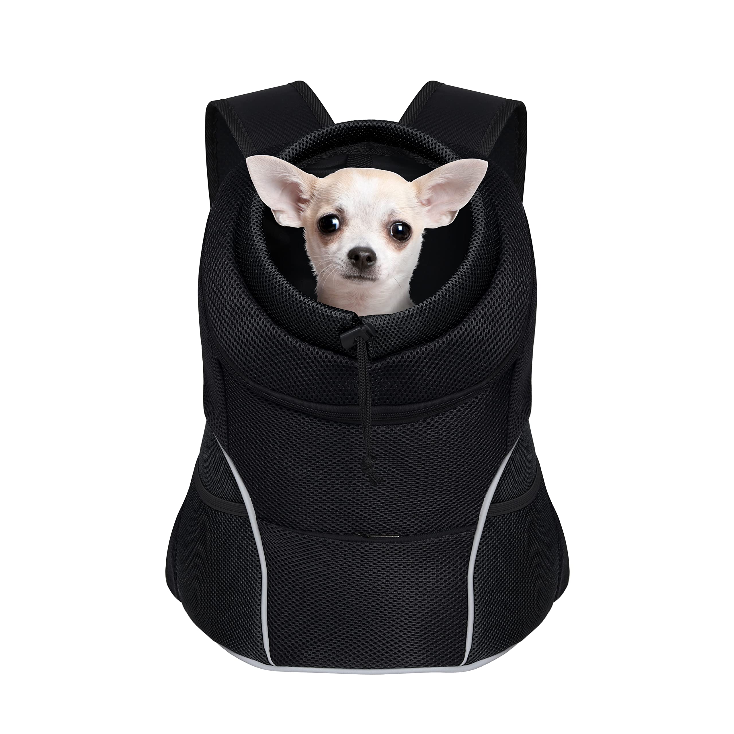YUDODO Dog Carrier Backpack Pet Dog Carrier Front Pack Breathable Head