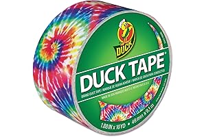Duck Brand Printed Duct Tape Roll: Love Tie Dye (283268)