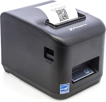 PHOENIX TECHNOLOGIES Impresora de tickets Térmica directa inalámbrica con  wifi Profesional 300mm/seg papel 80mm con USB/ RJ11 Corte automático y  Manual para Windows PC ESC/POS/Receipt negra : Phoenix-Technologies: Amazon.es:  Industria, empresas y
