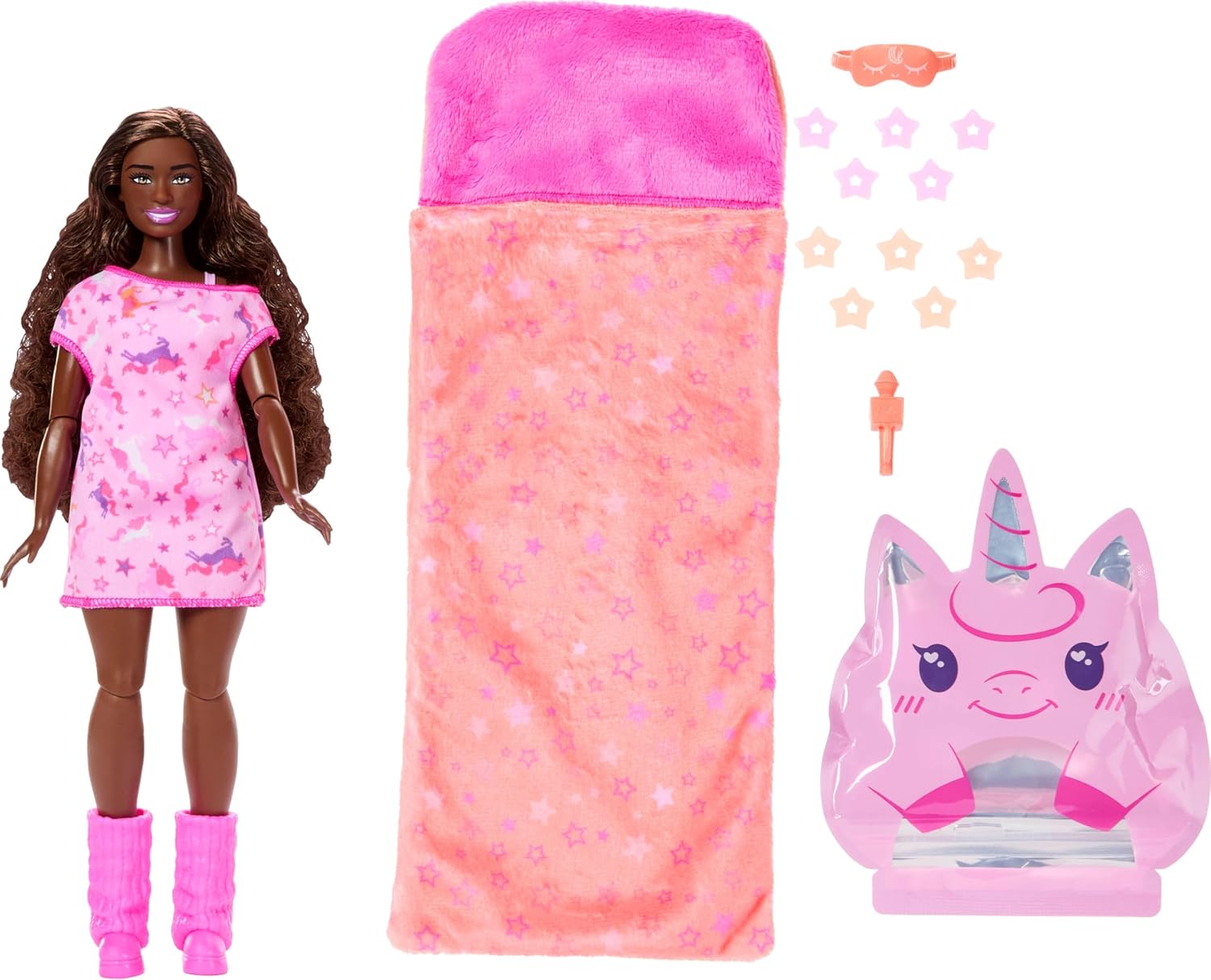 Barbie Sleepover Reveal Doll and Accessories