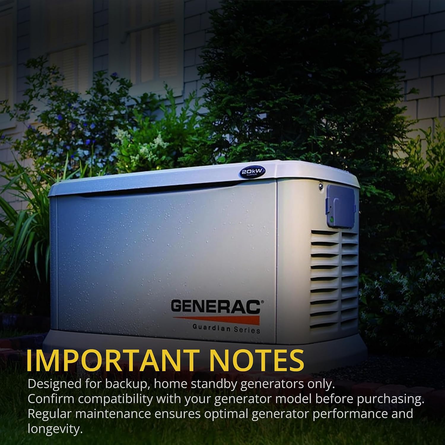 Universal Generator Part-Replacement for Generac 6484 Maintenance Kit for Home Standby Generators with 12-18 kW 760cc-990cc Engines