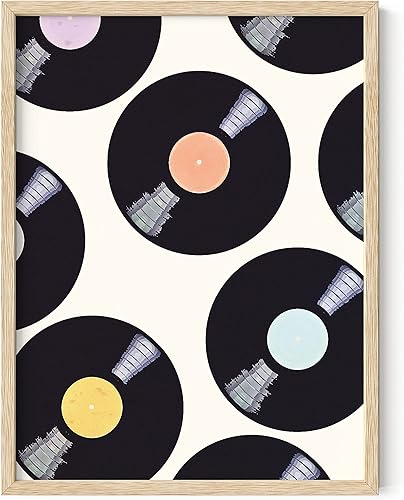 Miniatura 77 de HAUS AND HUES Pósteres Groovy - Arte de pared retro de los años 70, decoración de habitación hippie, carteles trippy para dormitorio, póster Rays