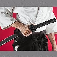 Vista 5 de Espada Katana de polipropileno con soporte de exhibición, espada de entrenamiento, katana, práctica de cosplay