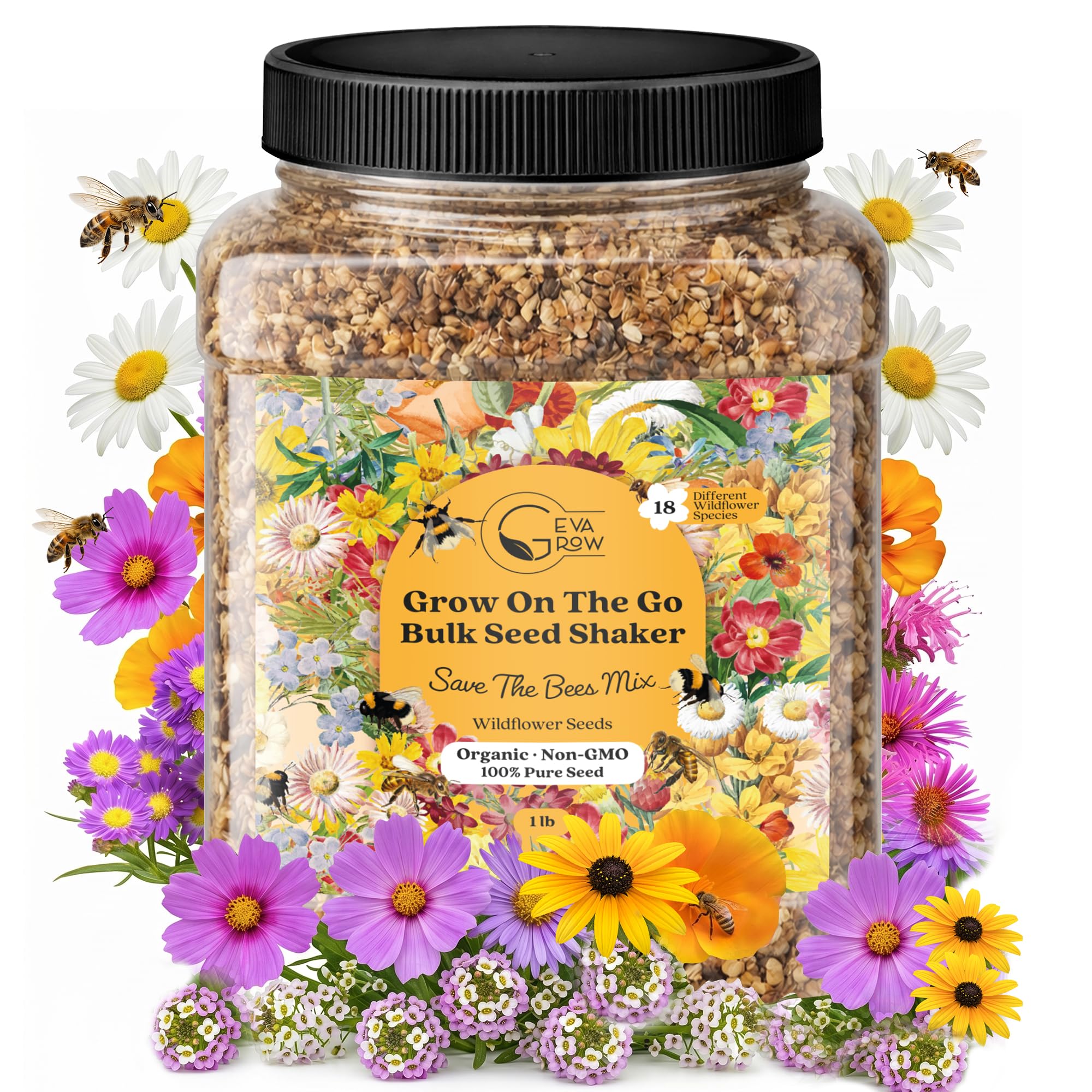 GevaGrow Save The Bees Wildflower Seed Mix