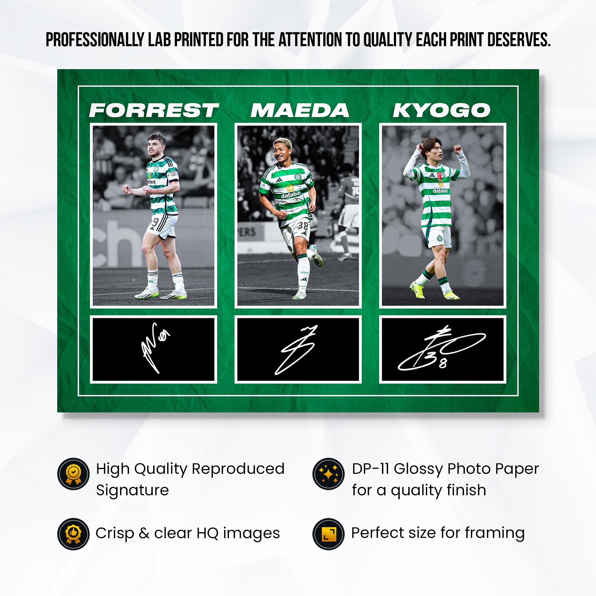 RJR PRINTS Kyogo Furuhashi, Daizen Maeda & James Forrest - Image 2