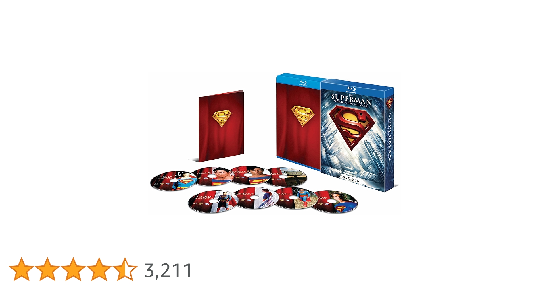 スーパーマン モーション・ピクチャー・アンソロジー〈初回限定生産・8枚組〉 Amazon.co.jp: スーパーマン モーション・ピクチャー・アンソロジー(8