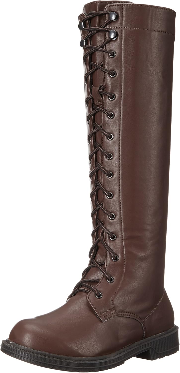 Ellie Shoes Women's 151-Karina Boot, Brown, 10 M US