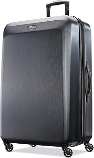 American Tourister Moonlight Hardside Expandable Luggage with Spinner Wheels, Anthracite, Checked-Large 28-Inch