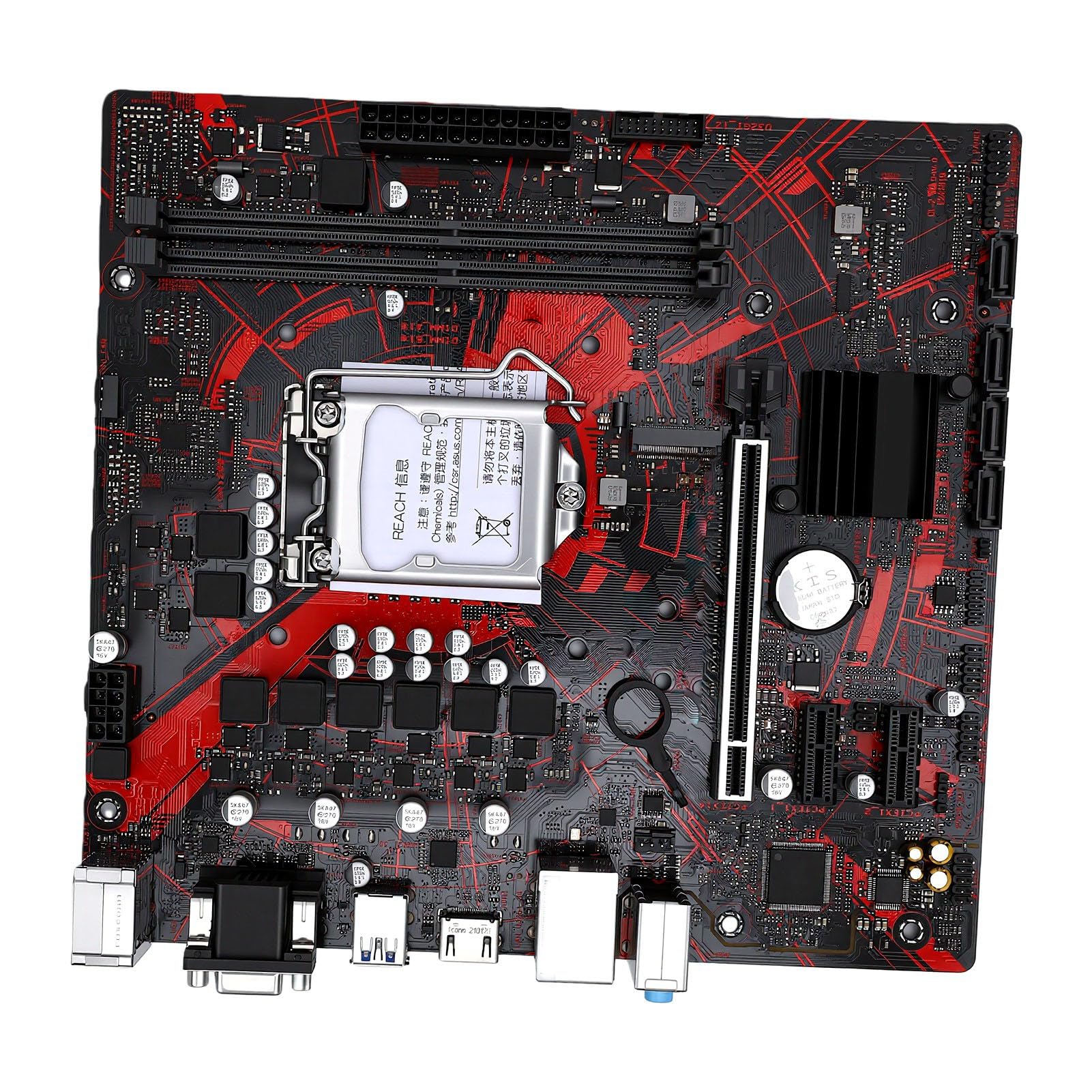 Jectse Scheda Madre Micro ATX per LGA1200 10th, DDR4 64 GB 2933 MHz