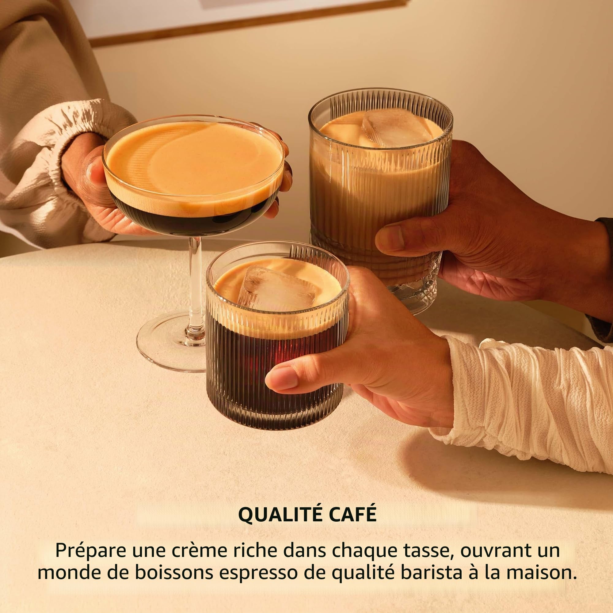 Nespresso Original – 50 Capsules de café Volluto Decaffeinato – Intensité 4 – Pour Espresso – (5 étuis de 10)