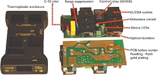 Digital Loggers IoT Relay: Enclosed High-Power 4-Outlet Relay Shield for Arduino, Raspberry Pi, PIC - Safe Automation Control