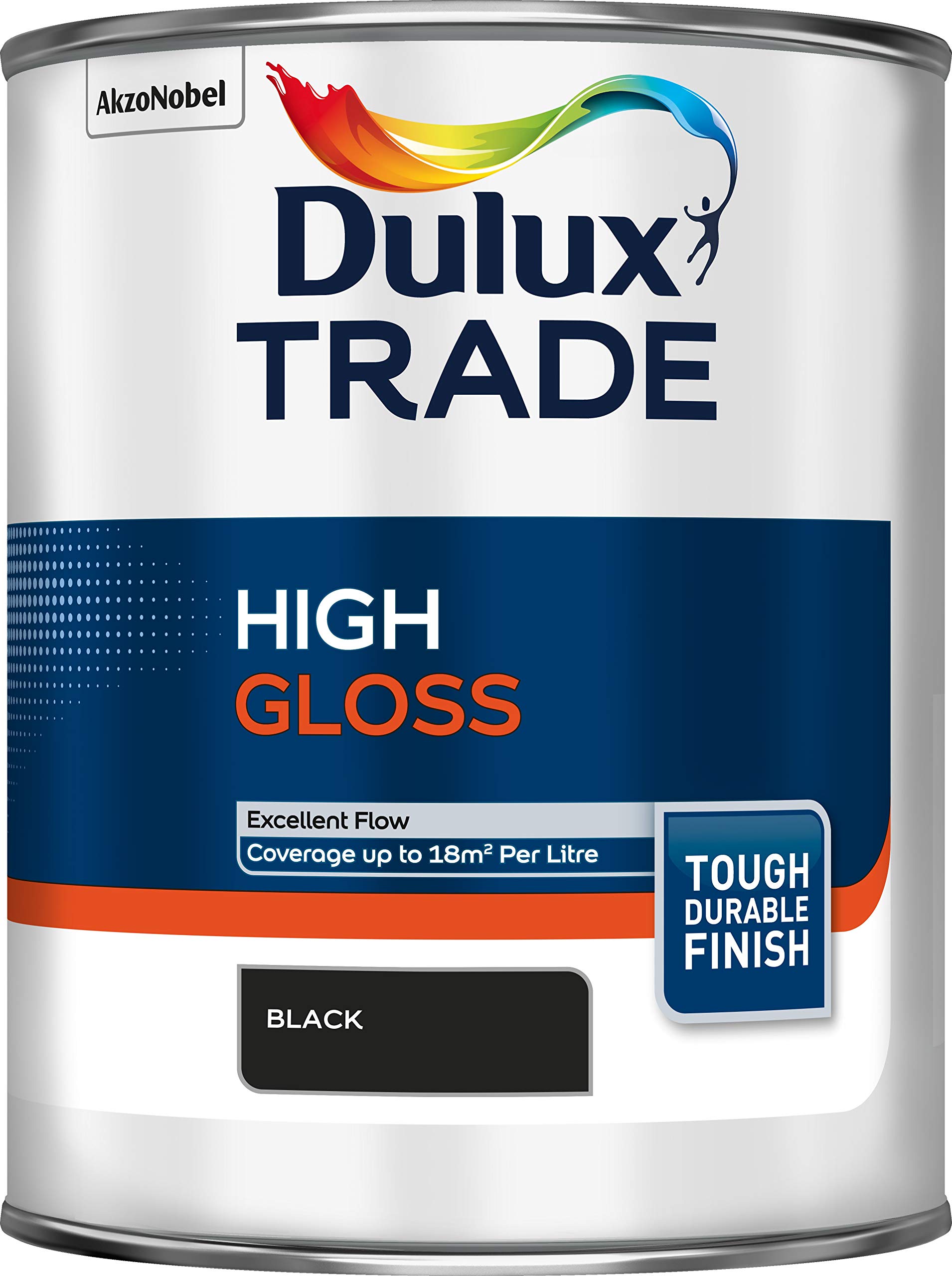Dulux Trade Unisex Black Gloss -1 L