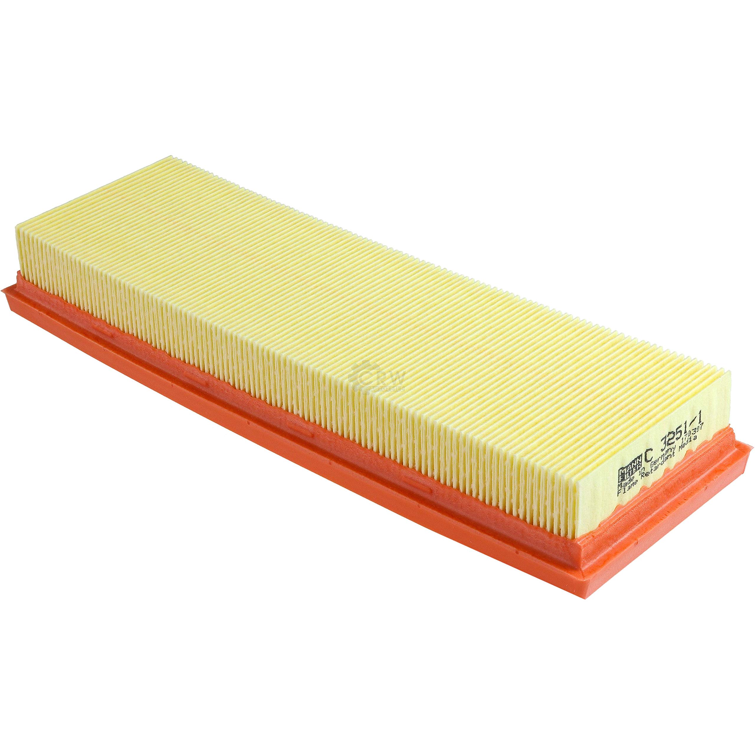 Paquete de inspección Kit de mantenimiento de filtros con filtro de aceite W 79, filtro de aire C 3251/1, filtro de combustible PU 731 x, filtro de habitáculo CU 3454, tornillo de cierre