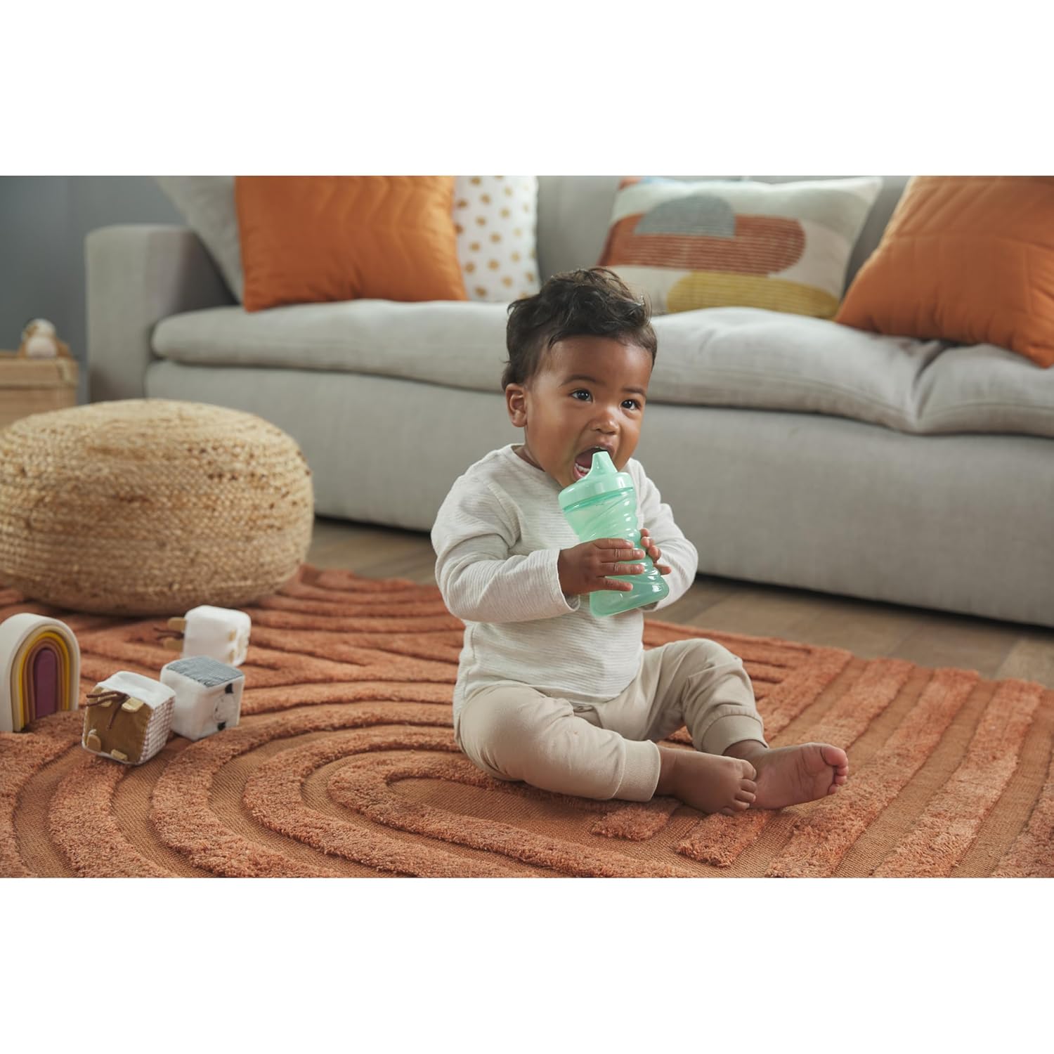 NUK Mickey Mouse Large Learner Cup 10oz 2pk – BPA Free, Spill Proof Sippy Cup