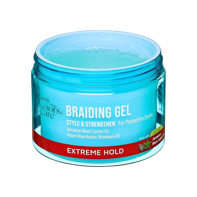 KISS COLORS & CARE Gel Trenzas Fijador Extremo 6 oz miniatura 8